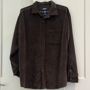 Corduroy Button-Up Shirt
